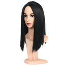 Fashion Straight Hair Synthetic Wig - Black