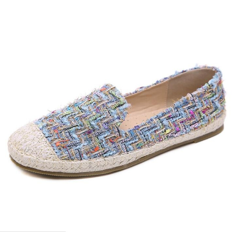 Fashion Women Casual Outdoor Flat Shoes - Blue