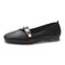 Fashion Women Flat Shoes - Black