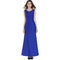 Fashion Women Lace Sleeveless Party Dress - Blue