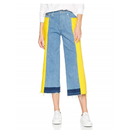 Fashion Women's Mid-Rise Straight Jeans - Sky Blue