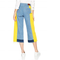 Fashion Women's Mid-Rise Straight Jeans - Sky Blue