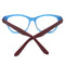 Fashionable Acetate Eyeglass Frame - Crystal Blue