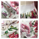 Fashionable Casual Floral Printed Skirt - White