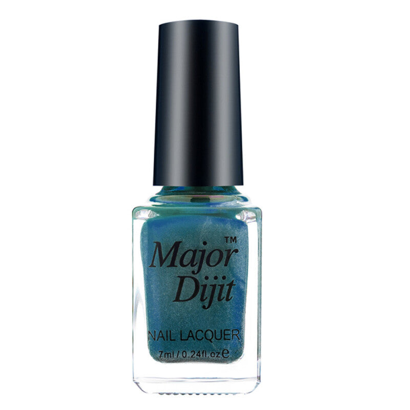 Fashionable Nail Polish Metal Color - Blue