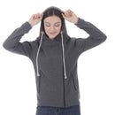 Fashionable Outdoor Sport Hoodies Women - Deep Grey