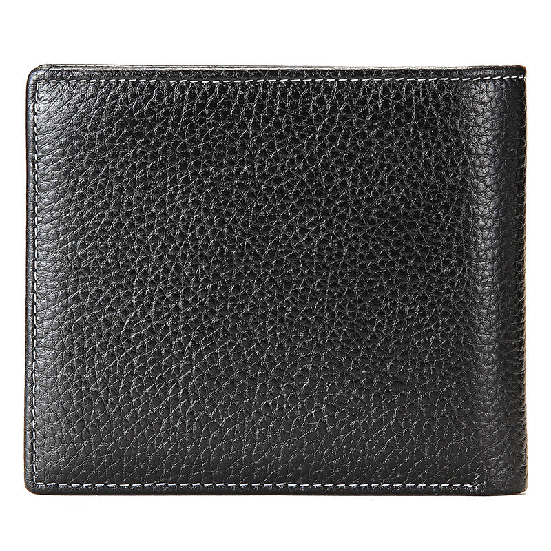 Fashionable Playboy Men Wallet - Black