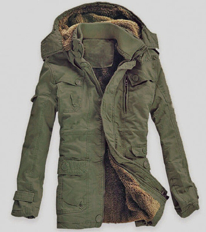 Fashionable Winter Russian Hooded Warmer - Army Green