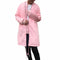 Fashionable Women's Long Coat Jacket - Pink