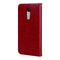 Flip Premium Phone Leather Bag Case - Red