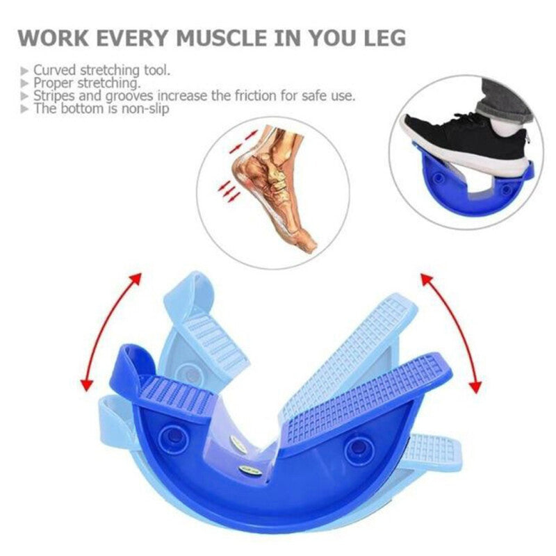 Foot Rocker Massage Stretch Board - Blue