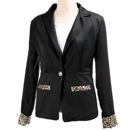 2012 Fashion Women Blazer Jacket Coat Casual Suit Leopard