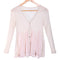 Women's Cardigan Knit Chiffon Tops  Blouse Coat