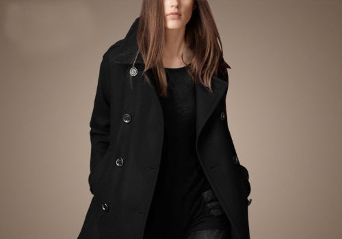 Women's Pea Coat Wool Coat Cashmere Overcoat