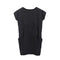 Women Casual Dress Side Pockets Short Sleeve Loose Dress