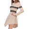 Women Slim Dress Lace Long Sleeve Dress