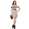 Women Slim Dress Lace Long Sleeve Dress