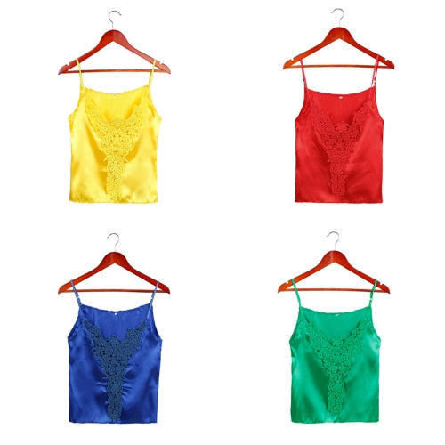 New Fashion Women Camisole Top Crochet Lace Adjustable Spagetti Strap Sexy Tank Top Blouse