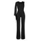 Sexy Women Jumpsuit Single Long Sleeve Solid Wide Leg Pants Slim Playsuit Rompers Red/Black/White