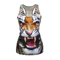 Europe Fashion Women Tank Top Galaxy Digital Print Colorful Vest Crew Neck Sleeveless Casual Camisole