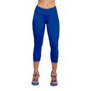 New Fashion Women Capri Leggings Slim Waist Candy Color Zipper Cuff Cropped Pants Yoga Running Tights