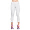 New Fashion Women Capri Leggings Slim Waist Candy Color Zipper Cuff Cropped Pants Yoga Running Tights