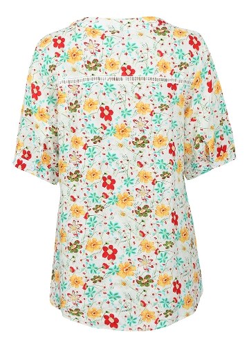 Fashion Women Floral Blouse