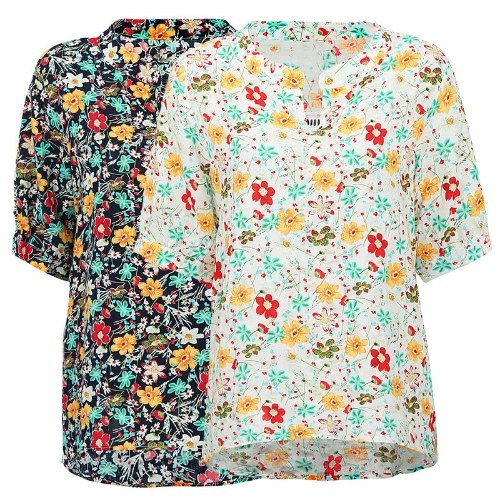 Fashion Women Floral Blouse