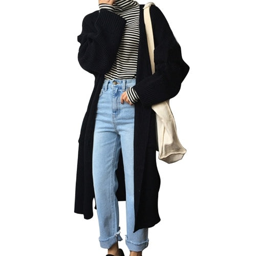 Women Oversized Long Cardigan Coat