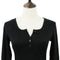 Casual Women Blouse Stitching Lace Mesh Splicing T-Shirt Long Sleeve Shirt Slim Leisure Top Black