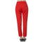 Casual Solid Press Stud Closure Slant Pocket Women's Straight Pants