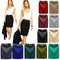 Europe Sexy Women Mini OL Skirt Solid Color Zipper Closure Bodycon Casual A-Line Skirts