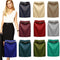 Europe Sexy Women Mini OL Skirt Solid Color Zipper Closure Bodycon Casual A-Line Skirts