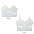 Sexy Women Tank Crop Top Lace Hollow Out V-Neck Sleeveless Slim Casual Vest Short Tee White