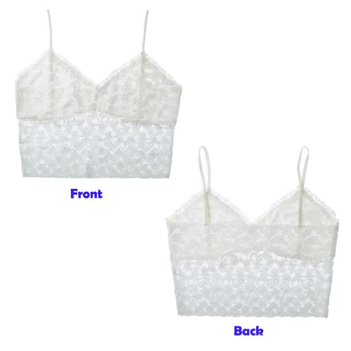 Sexy Women Tank Crop Top Lace Hollow Out V-Neck Sleeveless Slim Casual Vest Short Tee White