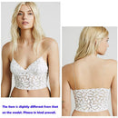 Sexy Women Tank Crop Top Lace Hollow Out V-Neck Sleeveless Slim Casual Vest Short Tee White