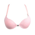 New Sexy Women Bra Front Closure Y-Line Adjustable Straps Candy Color Padded Push Up Bra Brassiere