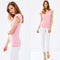 New Fashion Women T-Shirt Sexy Cut Out Back Short Sleeve Solid Slim Elegant Tops Tee Shirt Pink