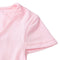 New Fashion Women T-Shirt Sexy Cut Out Back Short Sleeve Solid Slim Elegant Tops Tee Shirt Pink