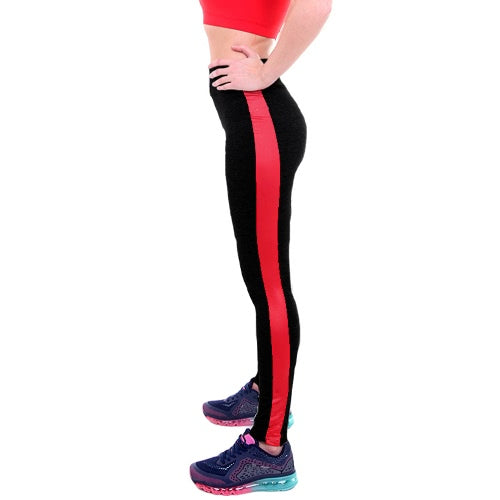 New Fashion Women Sport Leggings Stripe High Waist Yoga Fitness Gym Running Stretch Tights Long Pants Trousers