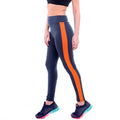 New Fashion Women Sport Leggings Stripe High Waist Yoga Fitness Gym Running Stretch Tights Long Pants Trousers