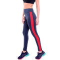 New Fashion Women Sport Leggings Stripe High Waist Yoga Fitness Gym Running Stretch Tights Long Pants Trousers