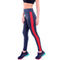 New Fashion Women Sport Leggings Stripe High Waist Yoga Fitness Gym Running Stretch Tights Long Pants Trousers