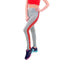 New Fashion Women Sport Leggings Stripe High Waist Yoga Fitness Gym Running Stretch Tights Long Pants Trousers