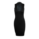 Women Bodycon Scoop Neck Sleeveless Dress