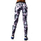 Fashion Women Sports Pants Camo Contrast Elastic Waist Running Fitness Yoga Trousers Workout Leggings Black/Pink