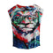 New Women T-Shirt Special Print O-Neck Short Sleeves Pullover Loose Casual Tee Fashion Top