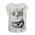 New Women T-Shirt Special Print O-Neck Short Sleeves Pullover Loose Casual Tee Fashion Top