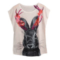 New Women T-Shirt Special Print O-Neck Short Sleeves Pullover Loose Casual Tee Fashion Top