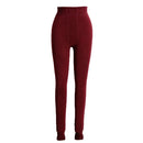 New Sexy Women Winter Leggings Solid Thick Warm Tights High Elastic Skinny Bodycon Pants Jeggings